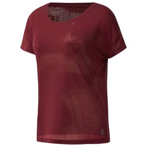 Reebok Speedwick T Shirt Damen - Bordeaux - DE 572-TVR